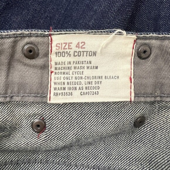 Ecko Unltd Mens Size 42 Denim Relaxed Fit Baggy Jean Shorts 90s Y2K Vintage - Picture 5 of 5